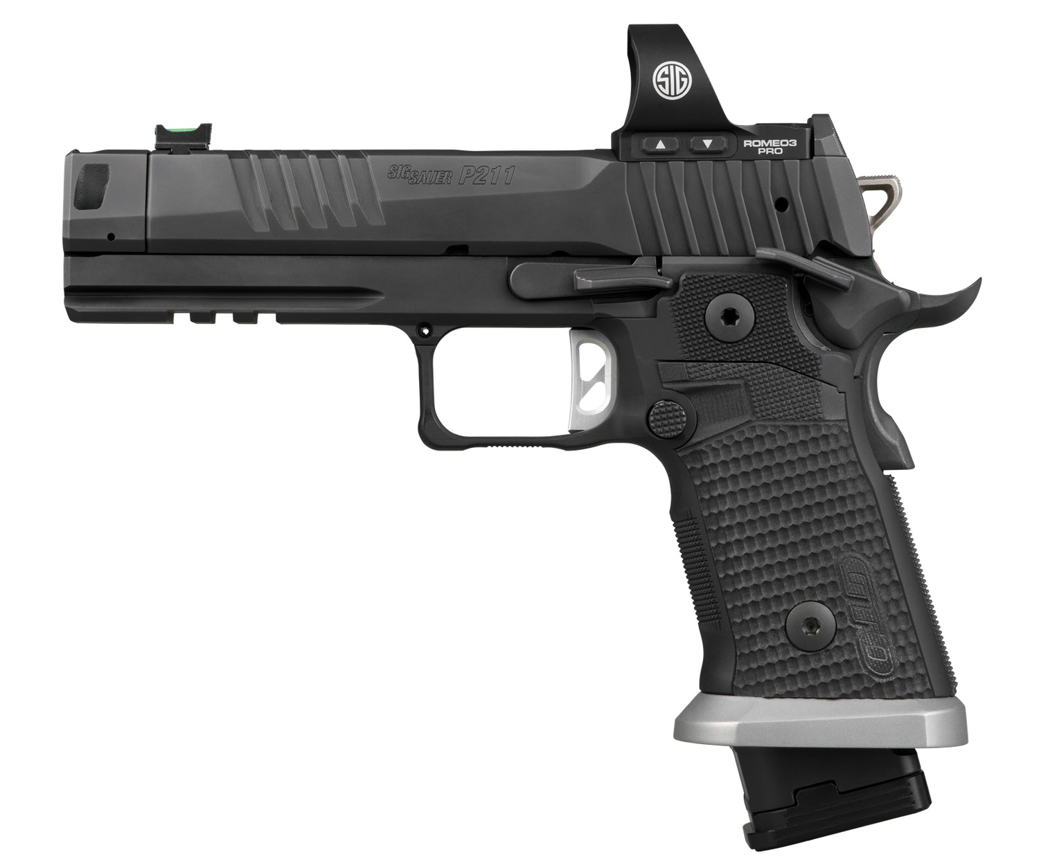 Sig Sauer P211 GTO w/Optic Pistol Rental | 9mm | 4.4in