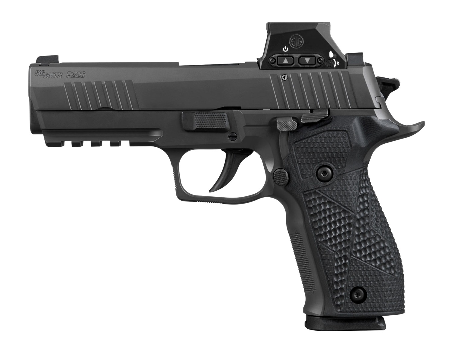 Sig Sauer P226 w/Optic Pistol Rental | 9mm | 4.4in | Black Anodized