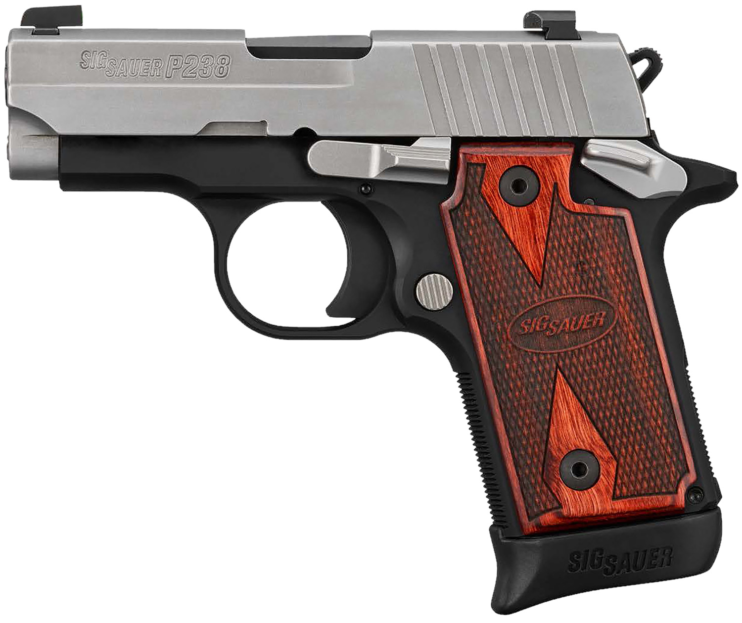 Sig Sauer P238 Two-Tone Pistol Rental | .380 ACP | 2.7in