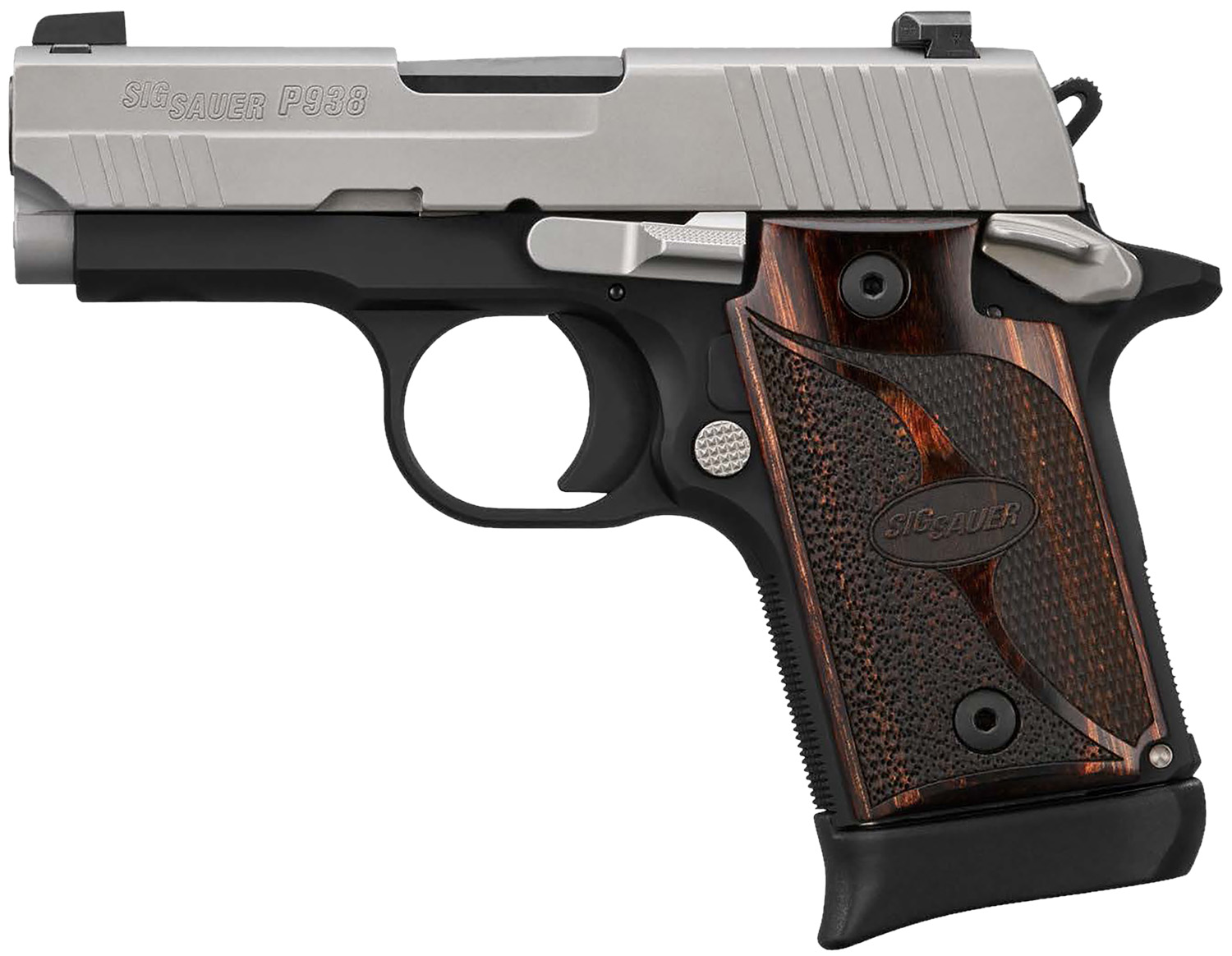 Sig Sauer P938 Two-Tone Pistol Rental | 9mm | 3in
