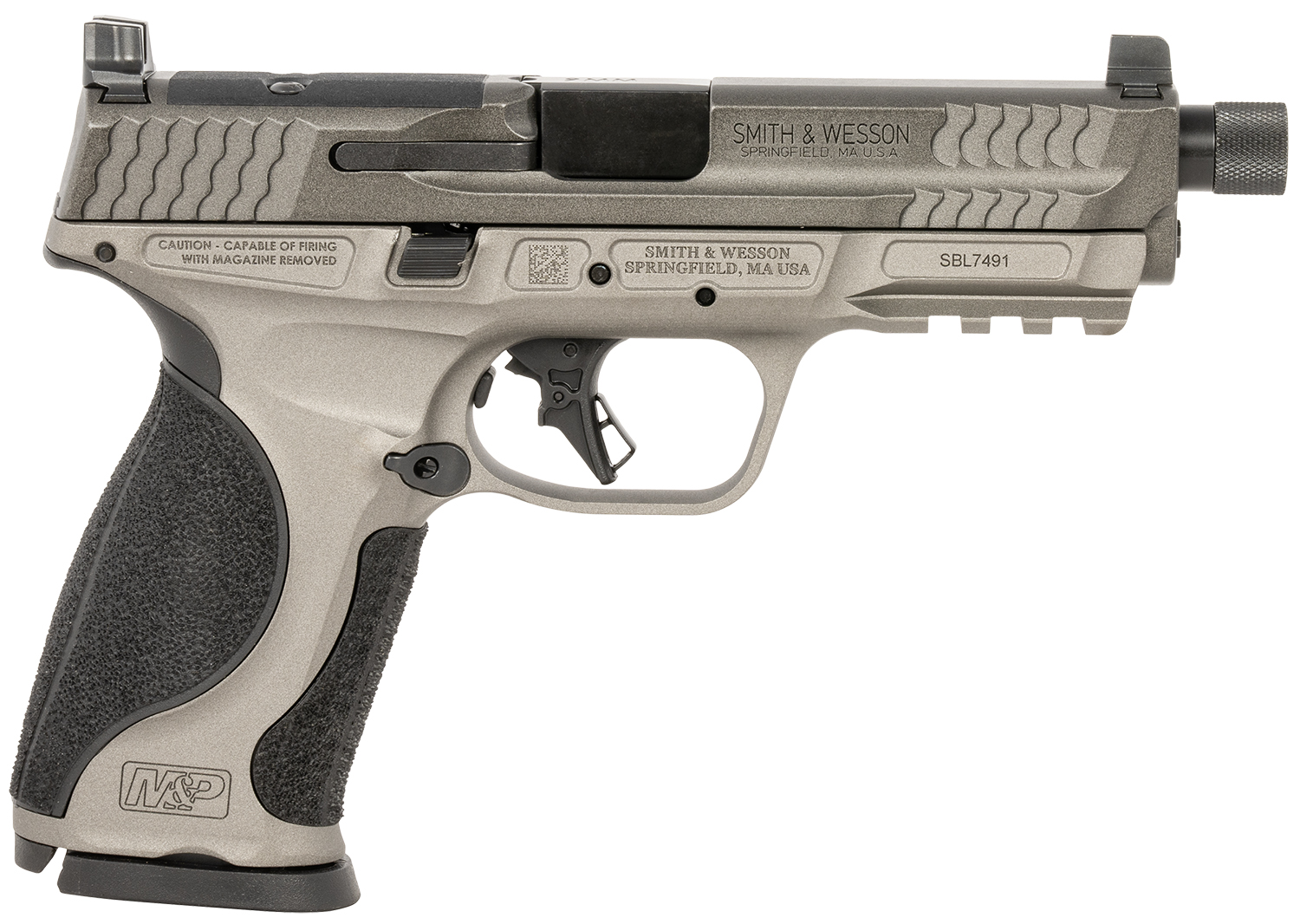 Smith & Wesson M&P M2.0 Pistol Rental | 9mm | 4.63in | Gray