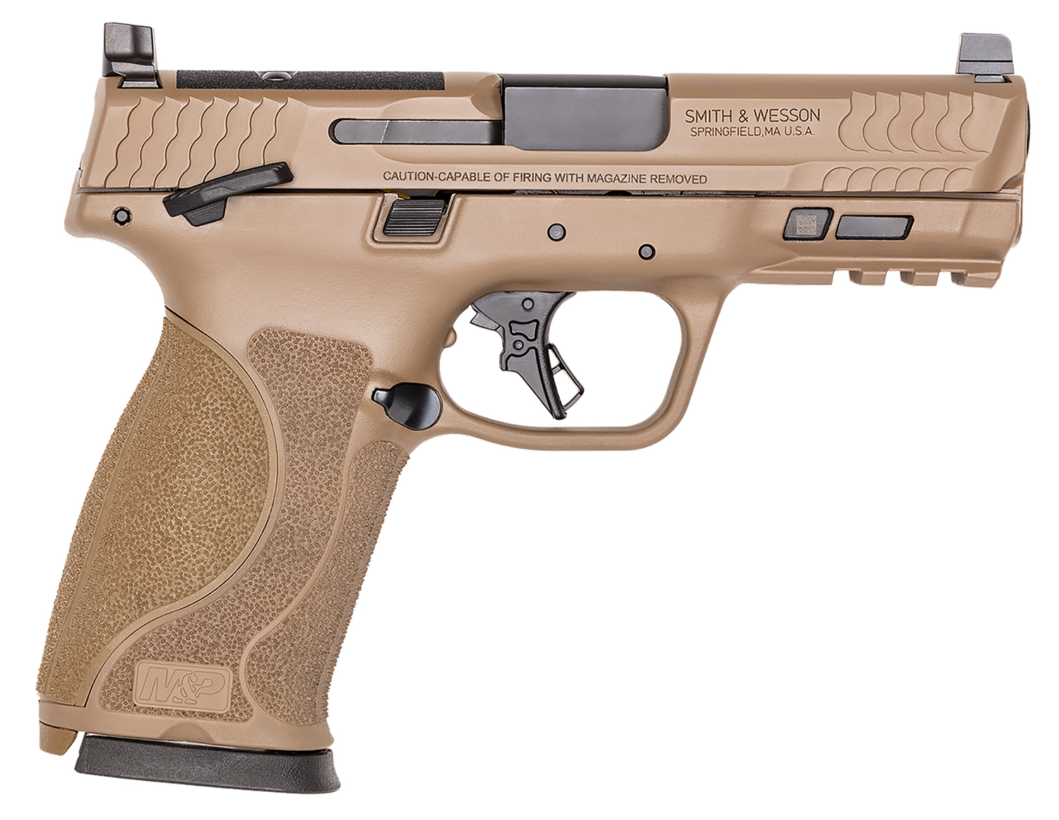 Smith & Wesson M&P M2.0 Pistol Rental | 10mm Auto | 4in | Flat Dark Earth Cerakote