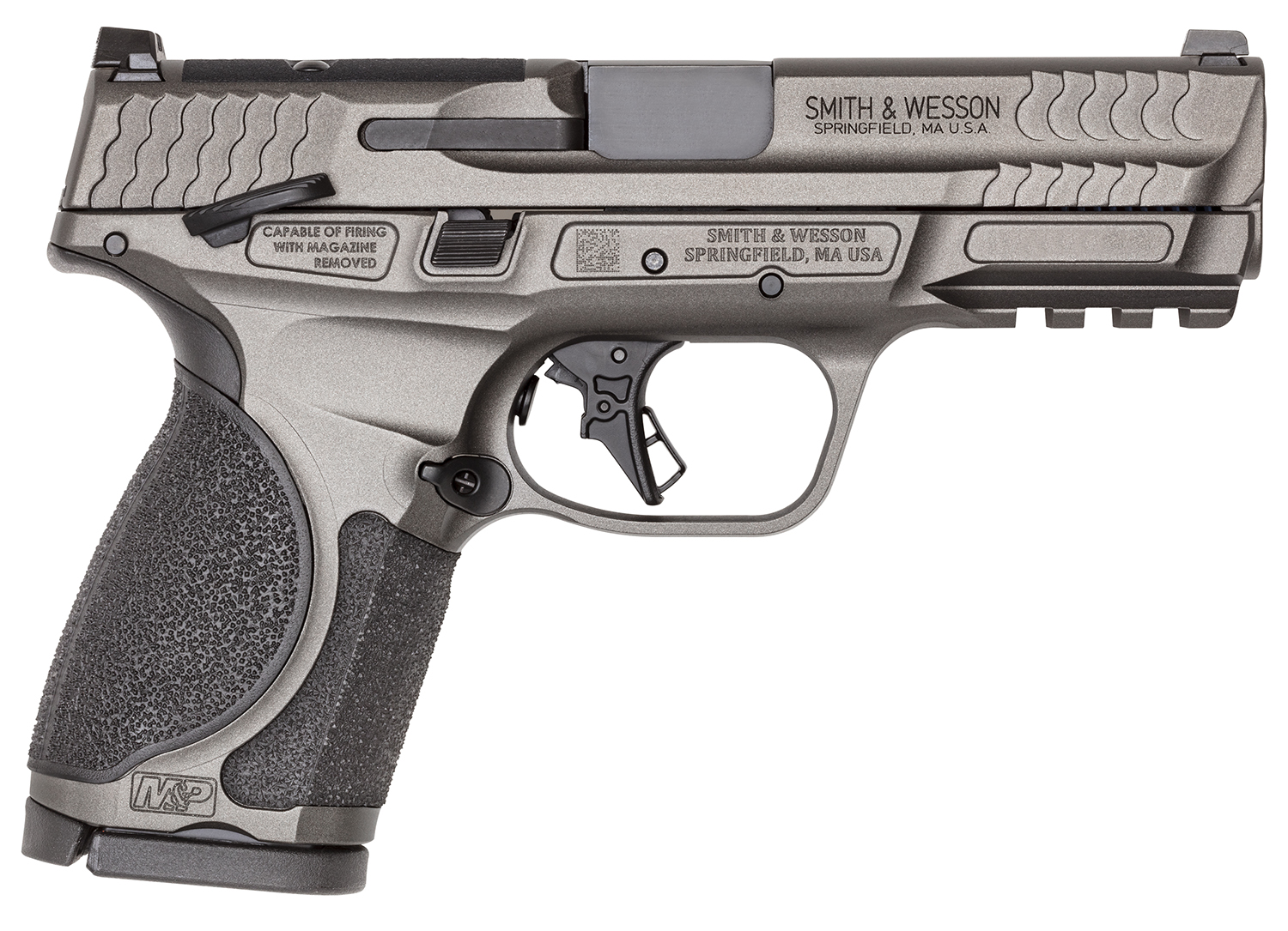 Smith & Wesson M&P M2.0 Pistol Rental | 9mm | 4in | Tungsten Gray Cerakote