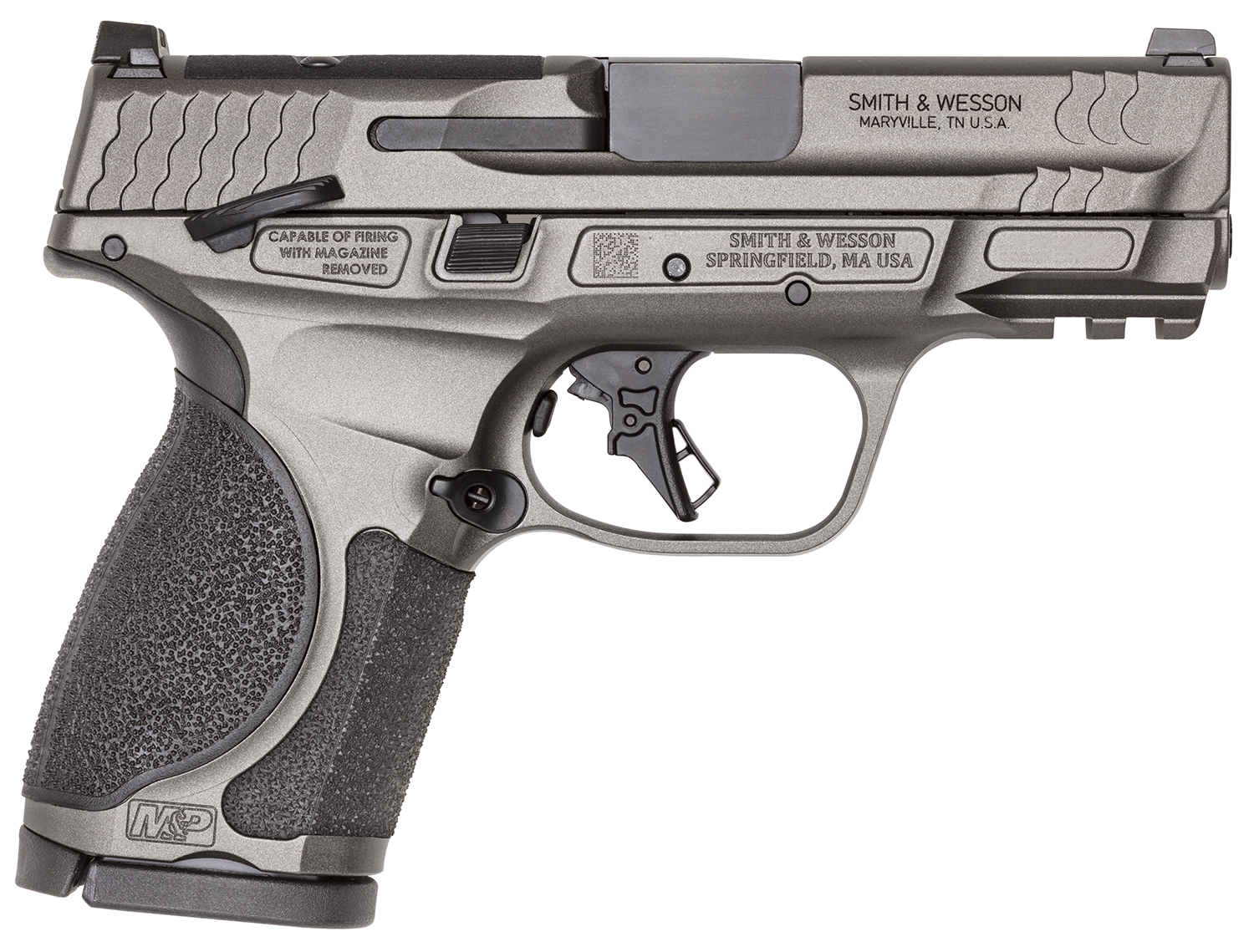 Smith & Wesson M&P M2.0 Pistol Rental | 9mm | 3.6in | Tungsten Gray Cerakote
