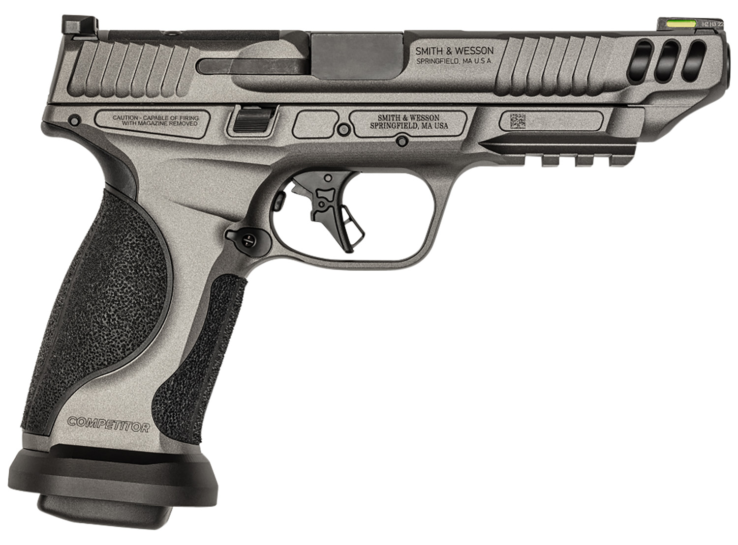 Smith & Wesson M&P PC M2.0 Competitor Pistol Rental | 9mm | 5in | Tungsten Gray Cerakote