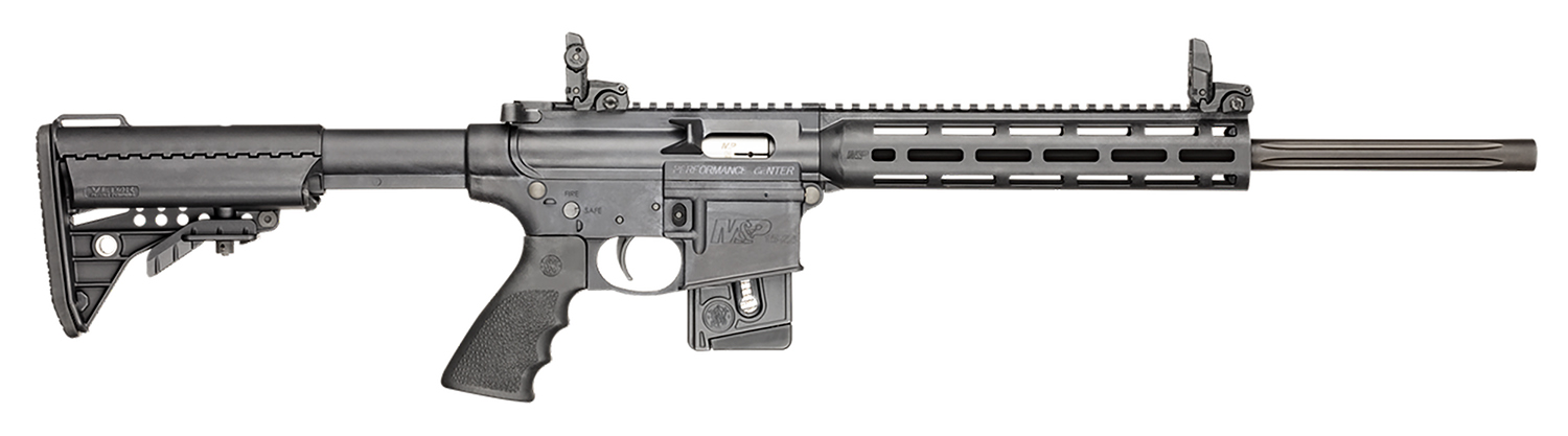 Smith & Wesson M&P15 PC Sport *State Compliant Semi-Auto Rifle Rental | .22 LR | 18in