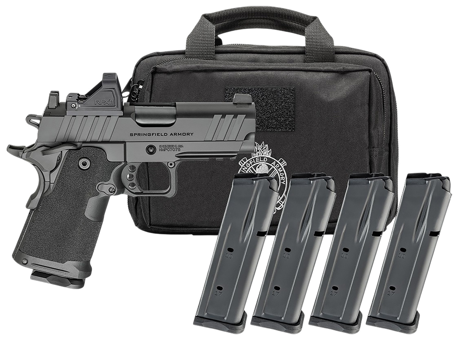 Springfield Armory 1911 DS Prodigy Gear Pac Pistol Rental | 9mm | 3.5in