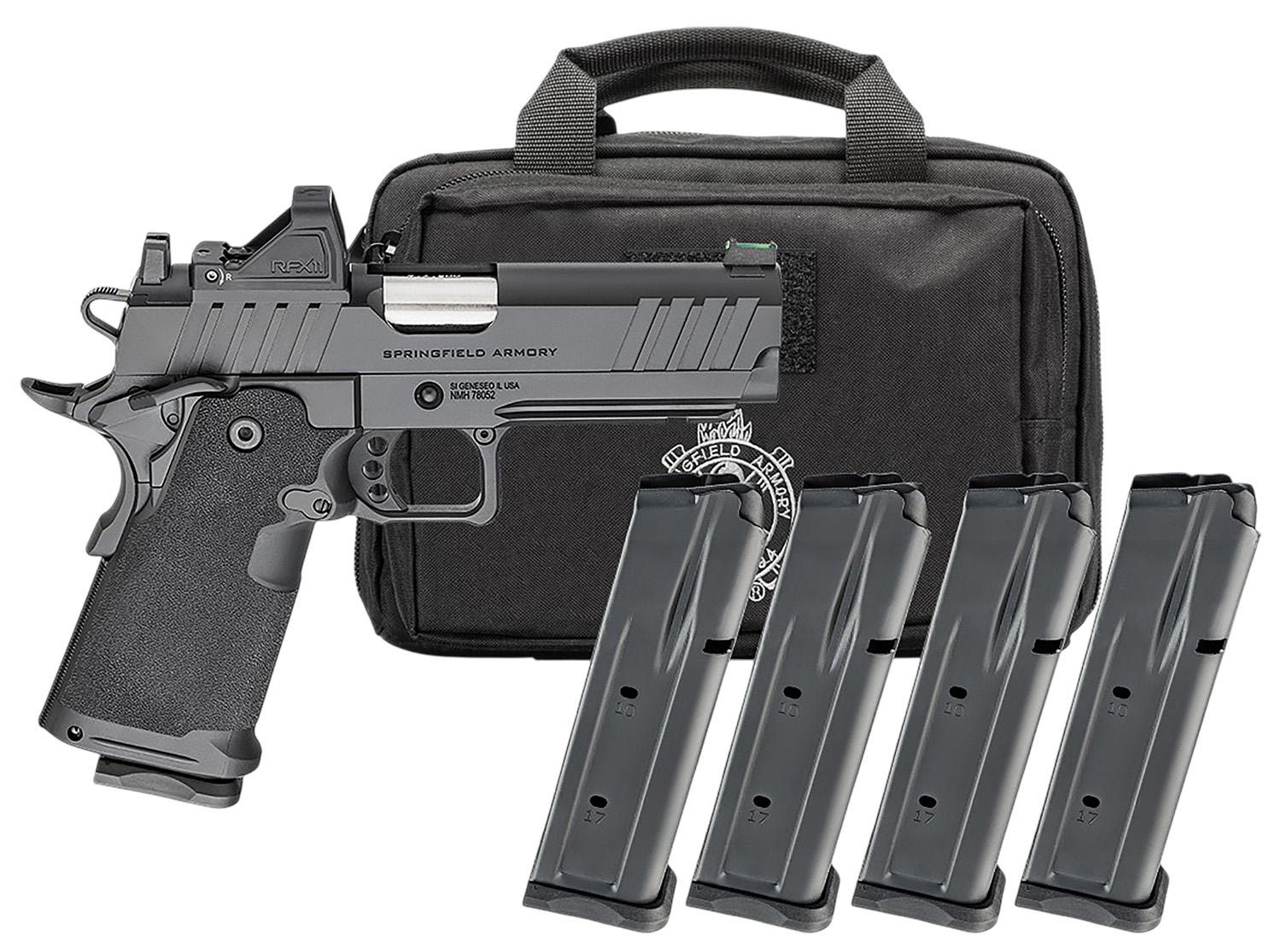 Springfield Armory 1911 DS Prodigy Gear Pac Pistol Rental | 9mm | 4.25in | Black Cerakote