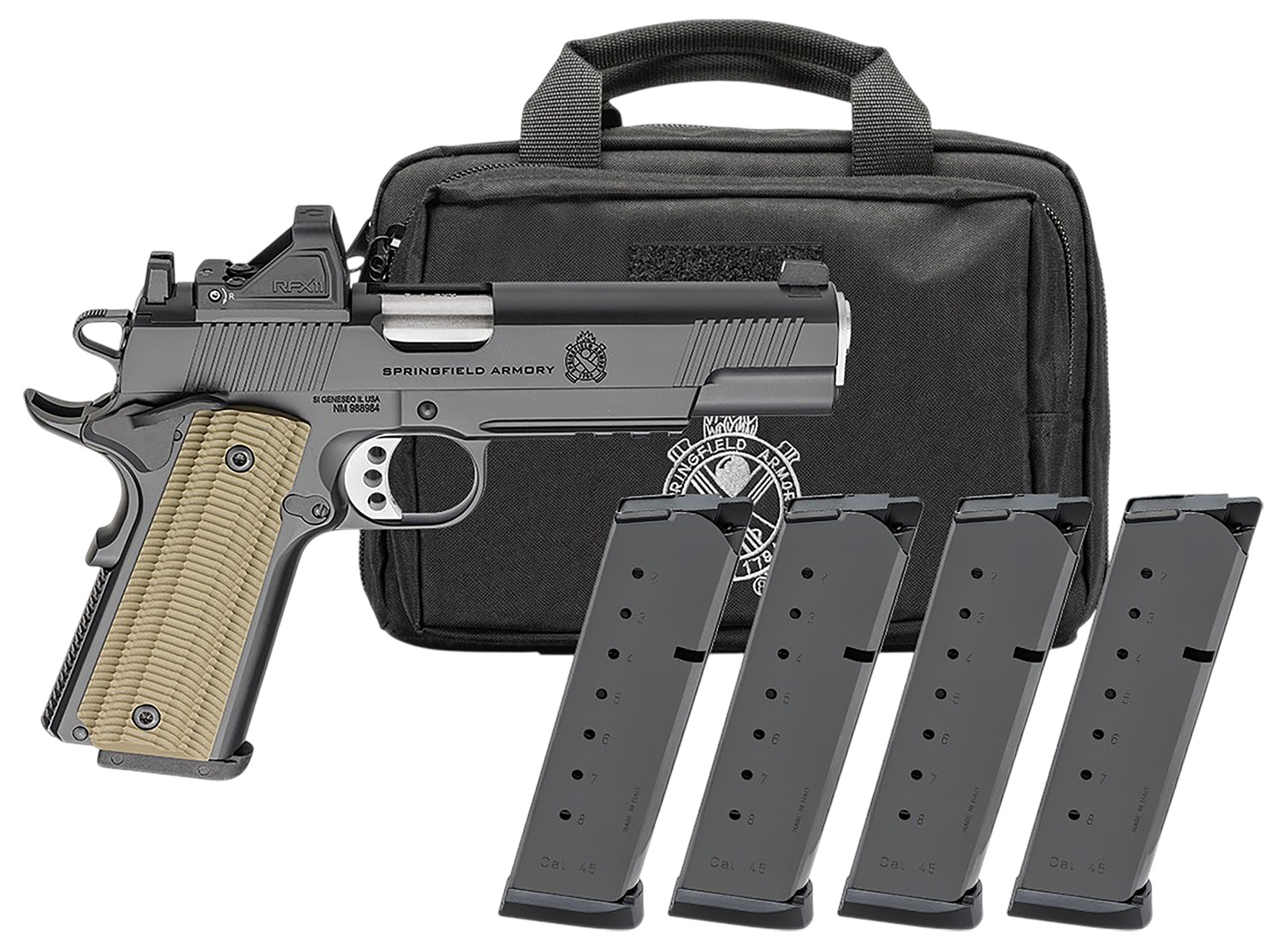 Springfield Armory 1911 Operator AOS Gear Pac Pistol Rental | 9mm | 5in