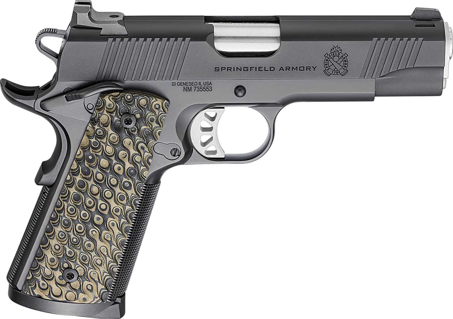 Springfield Armory 1911 TRP Pistol Rental | .45 ACP | 4.25in | Black Cerakote
