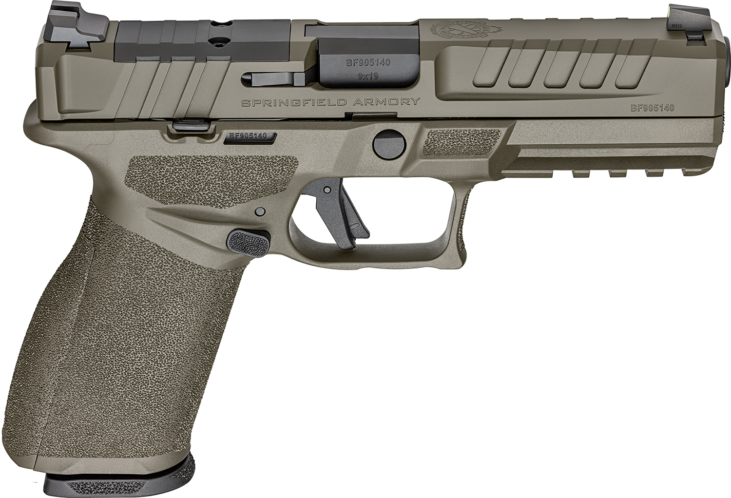 Springfield Armory Echelon Pistol Rental | 9mm | 4.5in | OD Green Cerakote