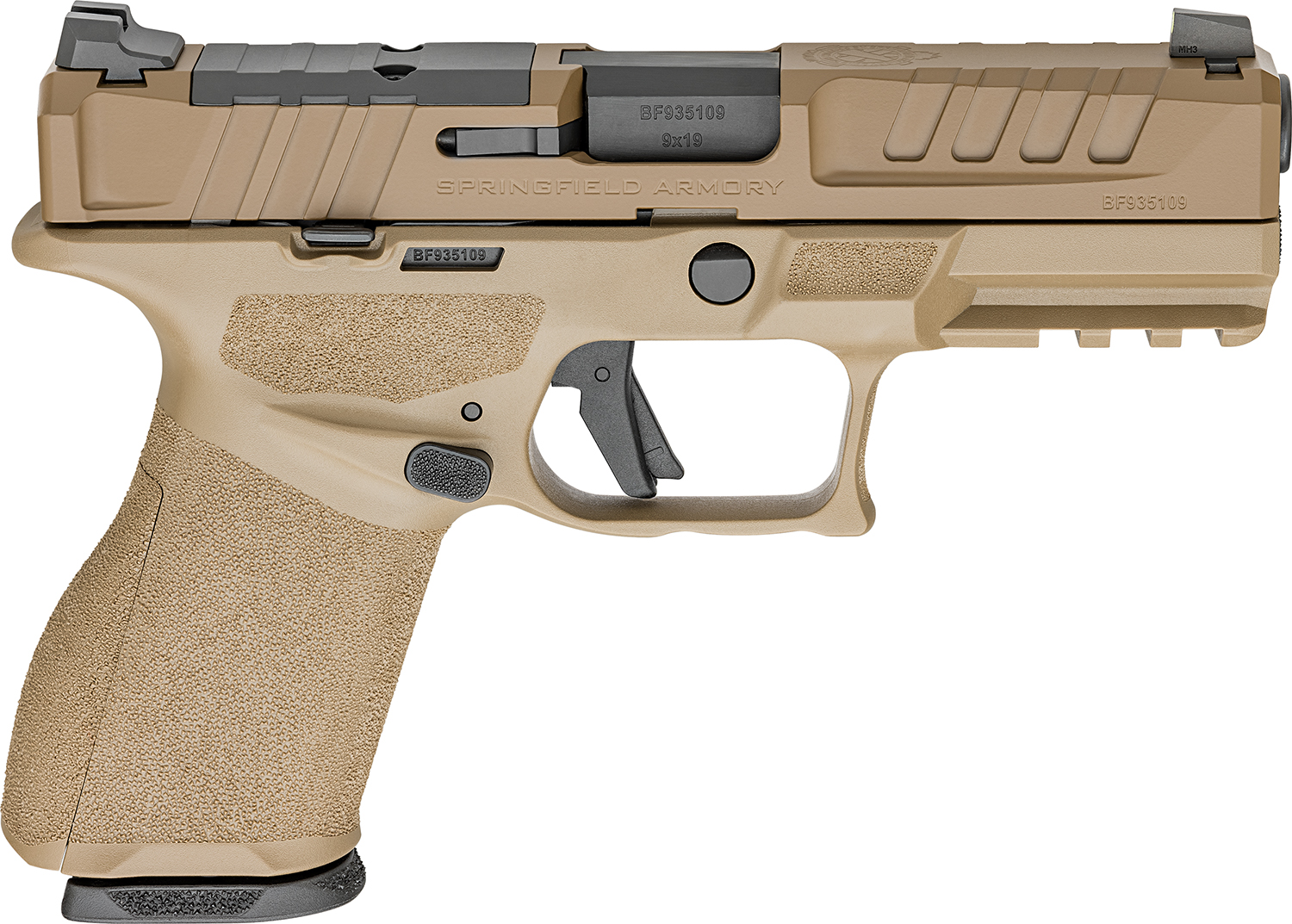 Springfield Armory Echelon 4.0 Compact Pistol Rental | 9mm | 4in | Flat Dark Earth Cerakote