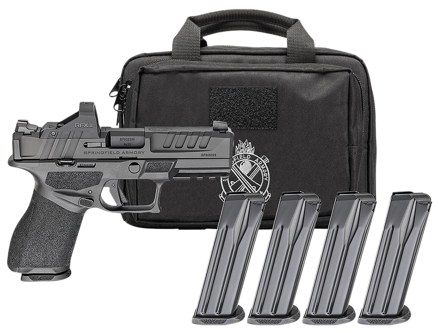 Springfield Armory Echelon Gear Pac Pistol Rental | 9mm | 4in | Black