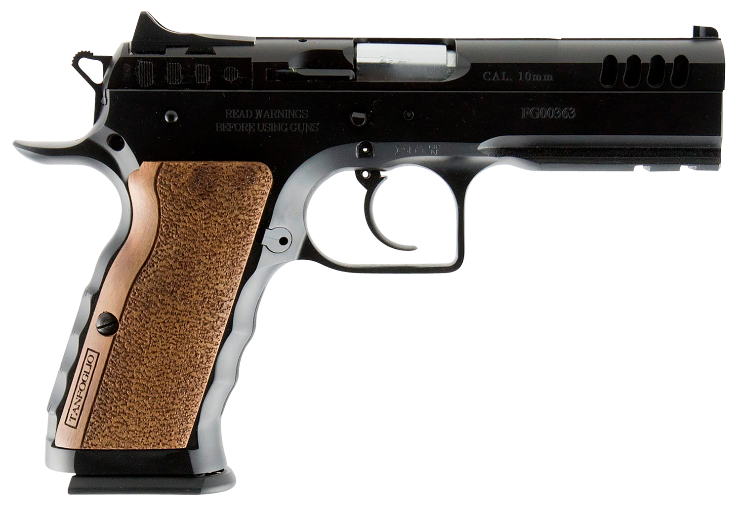 Tanfoglio Defiant Stock I Pistol Rental | 10mm Auto | 4.5in