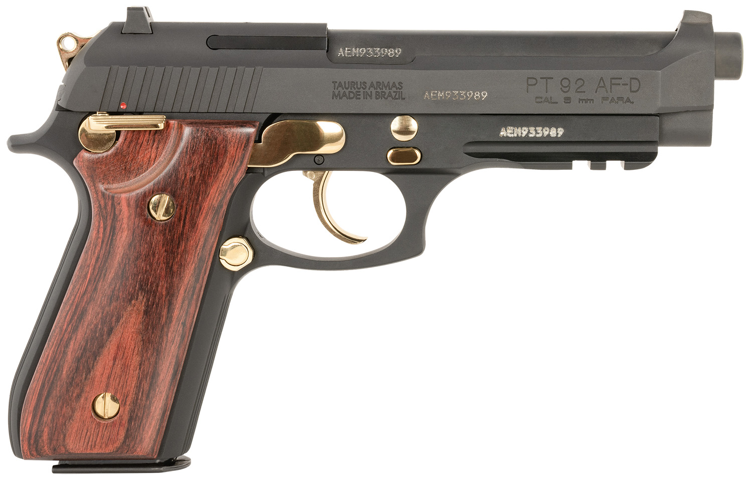 Taurus 92 Pistol Rental | 9mm | 5in