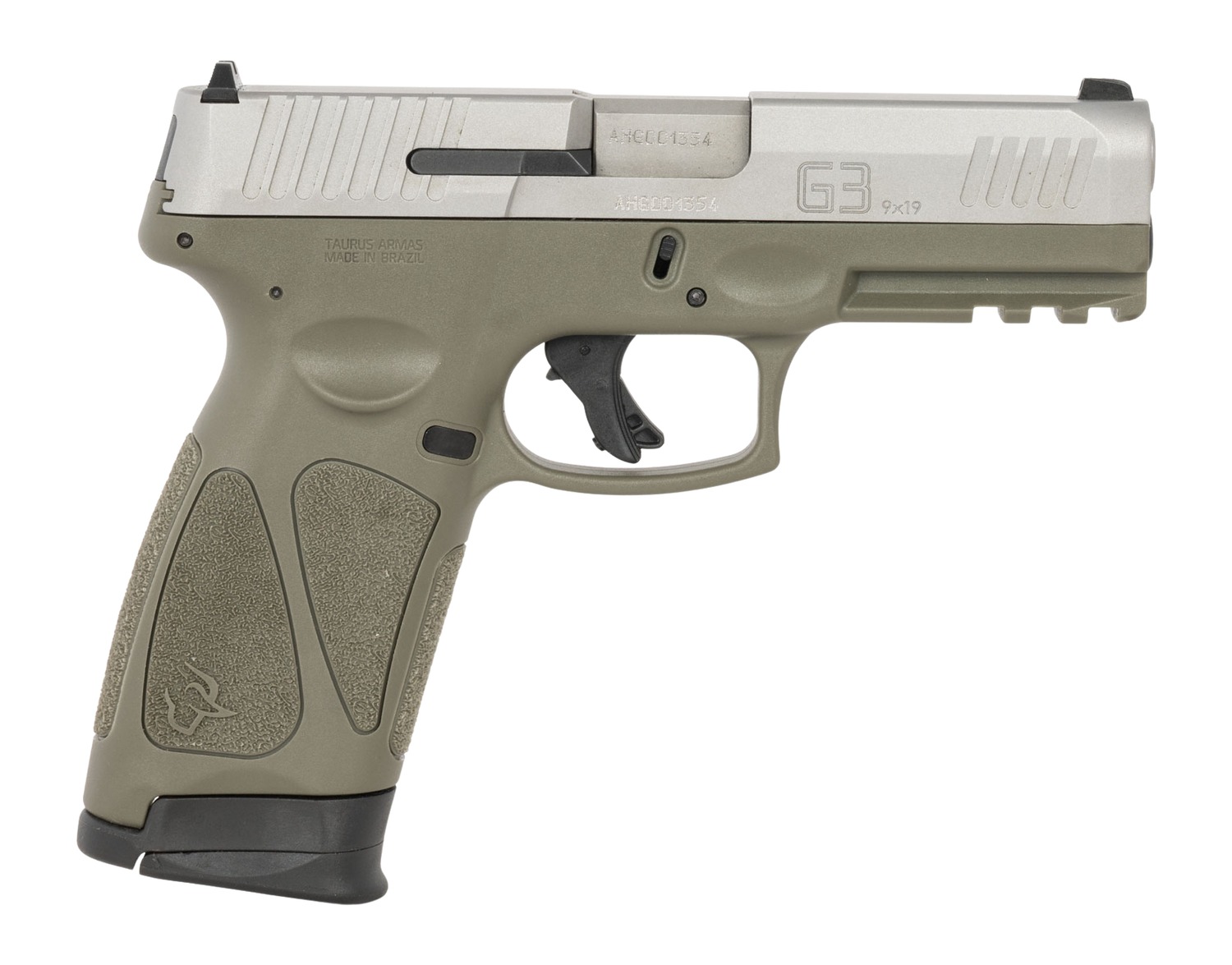 Taurus G3 Pistol Rental | 9mm | 4in | OD Green Cerakote