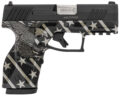 Taurus GX2 Pistol Rental | 9mm | 3.38in | Black w/Eagle, Stars & Stripes