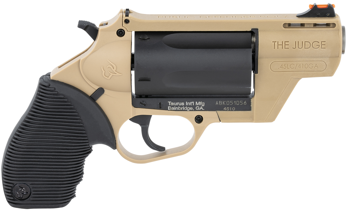 Taurus Judge Public Defender Revolver Rental | .45 Colt (Long Colt) | 2.5in | 2-441021FDE