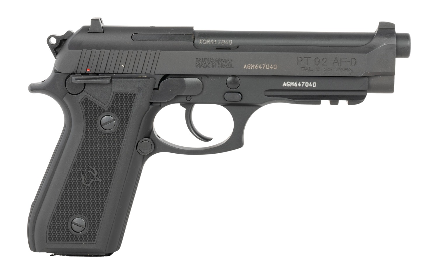 Taurus PT92 Pistol Rental | 9mm | 5in | Black Anodized