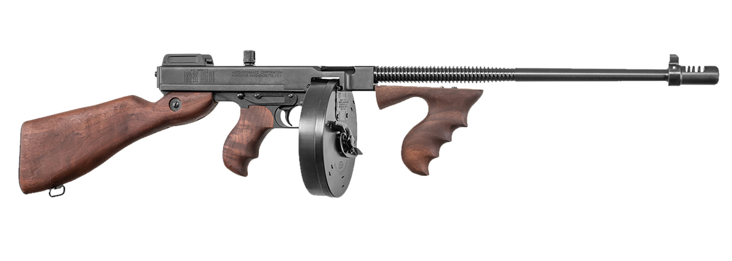 Thompson 1927A-1 Deluxe Semi-Auto Rifle Rental | .45 ACP | 16.5in | T150D