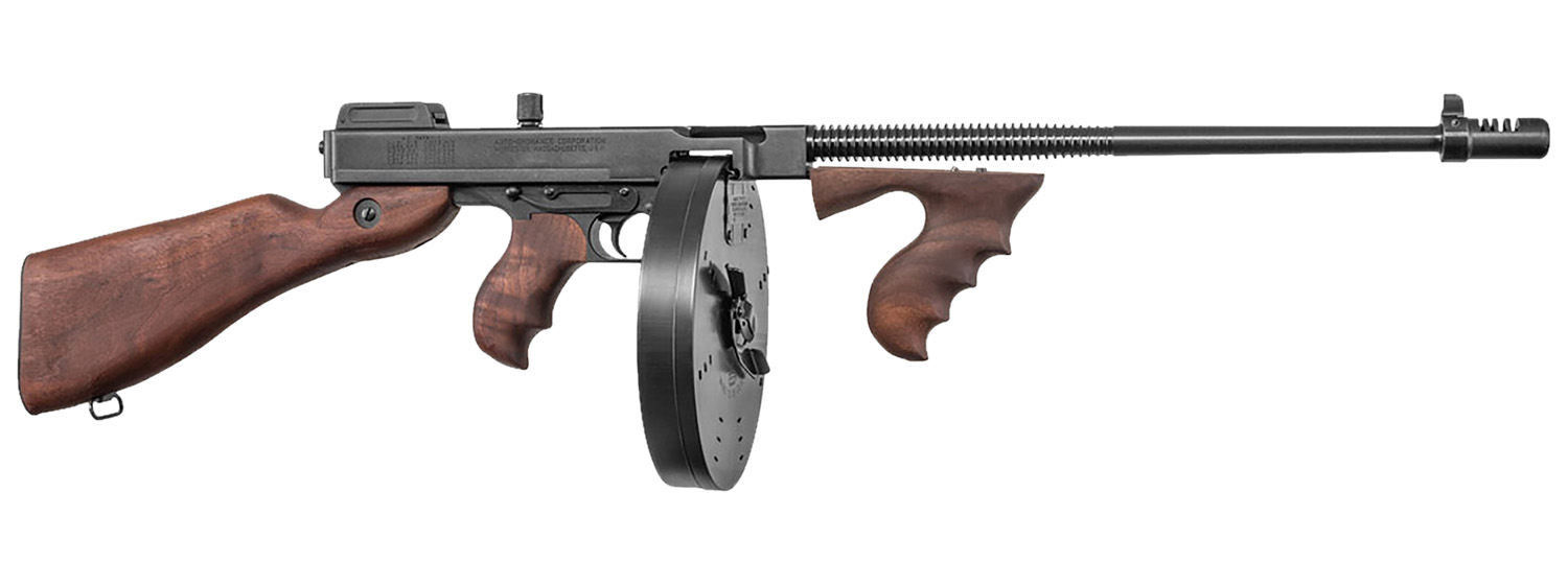Thompson 1927A-1 Deluxe Carbine Semi-Auto Rifle Rental | .45 ACP | 18in
