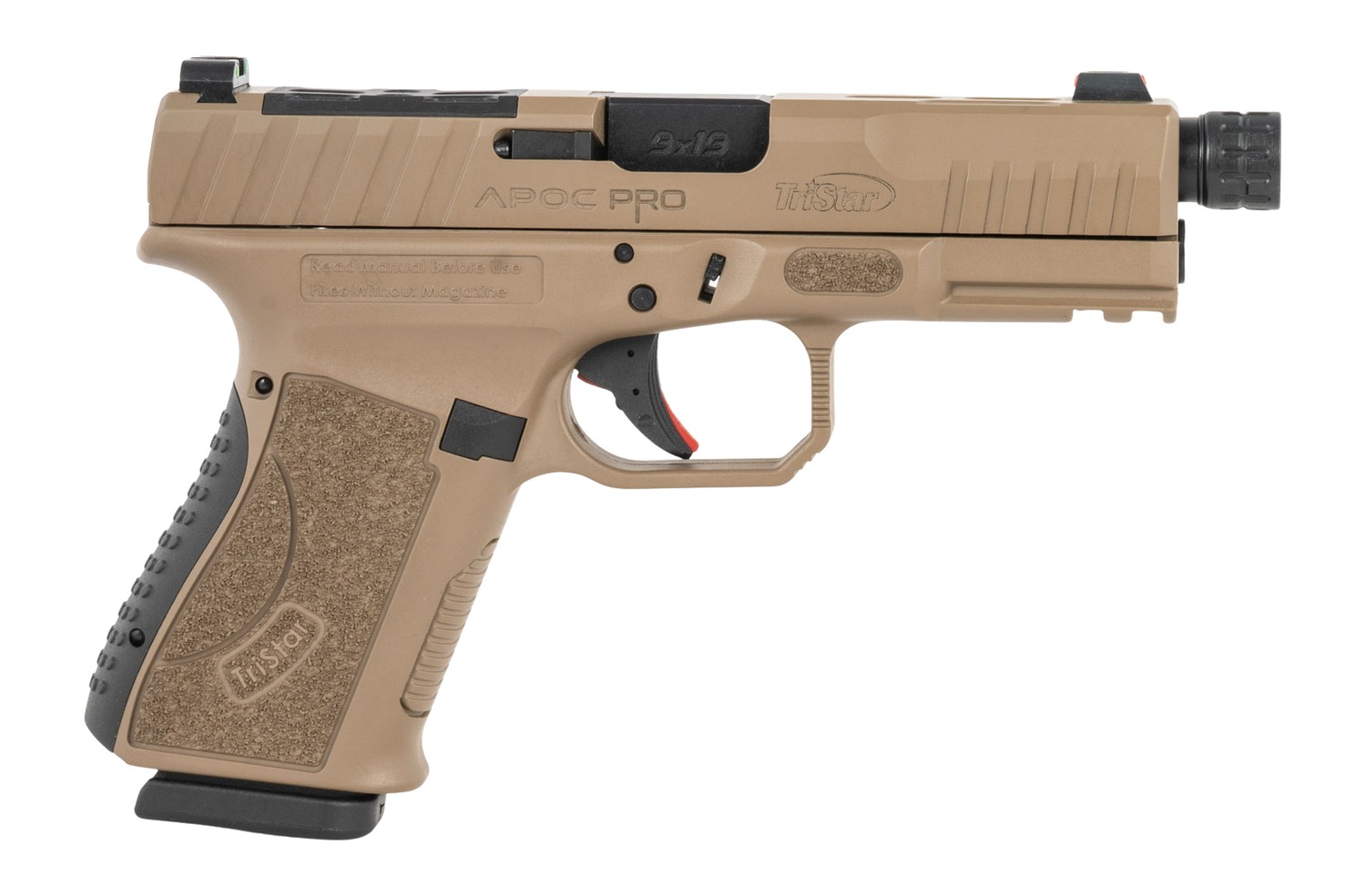 TriStar Apoc Pro Pistol Rental | 9mm | 4.5in | Flat Dark Earth