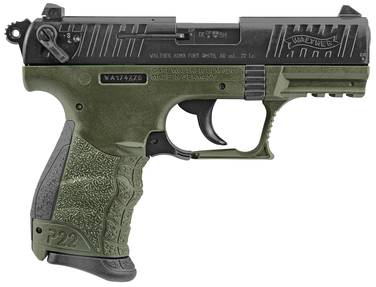 Walther Arms P22 Military *CA Compliant Pistol Rental | .22 LR | 3.42in