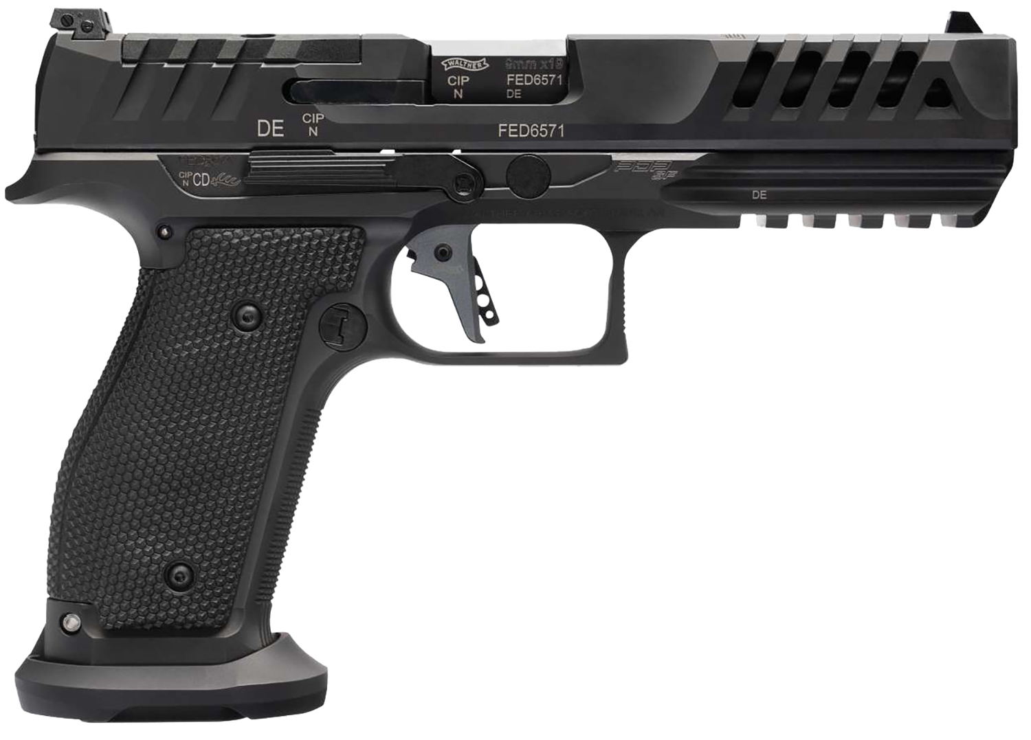 Walther Arms PDP Match Steel Frame Pistol Rental | 9mm | 5in | Black