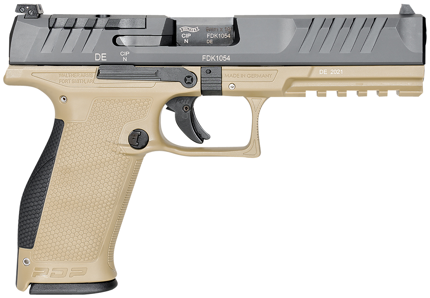 Walther Arms PDP Optic Ready Pistol Rental | 9mm | 5in | Tan
