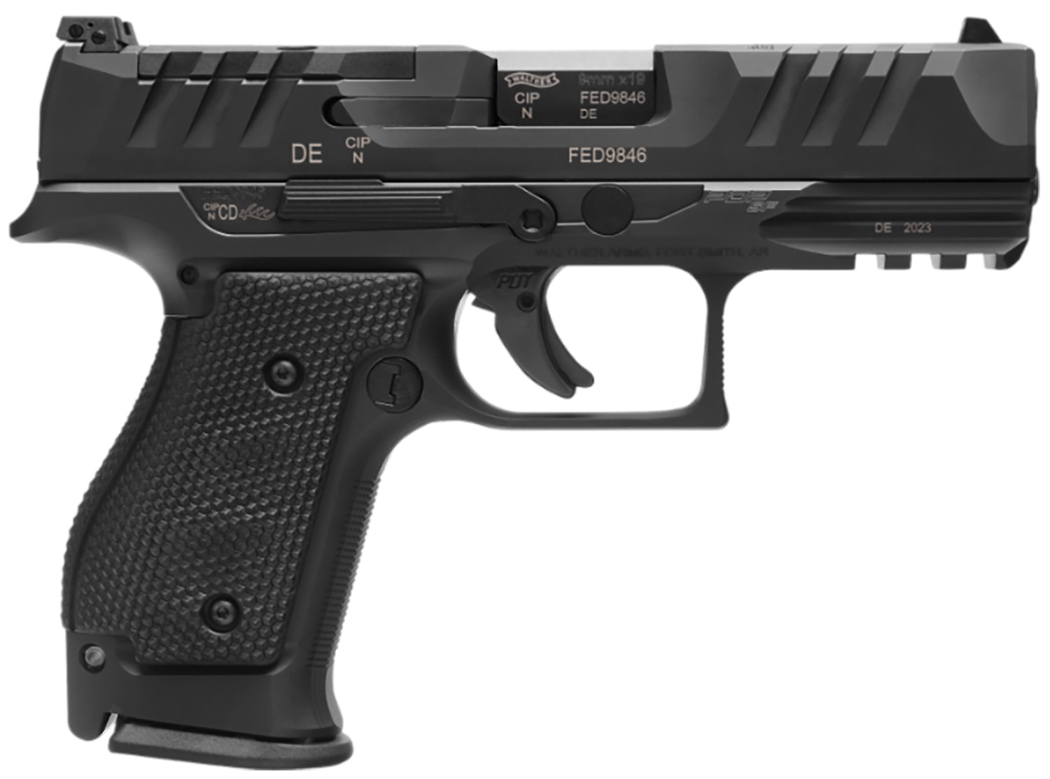 Walther Arms PDP Steel Frame Pistol Rental | 9mm | 4in | Black
