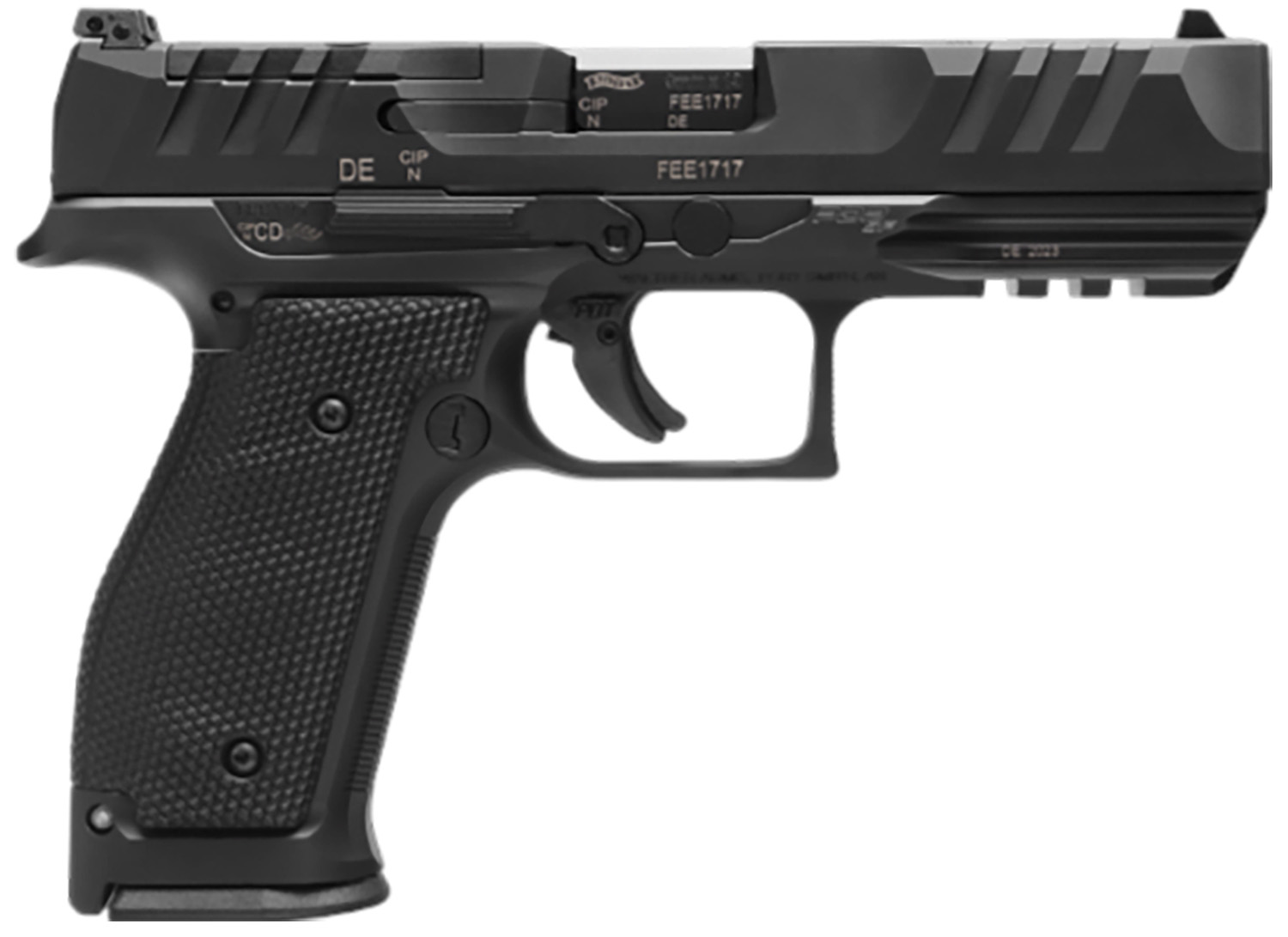 Walther Arms PDP Steel Frame Pistol Rental | 9mm | 4.5in | Black